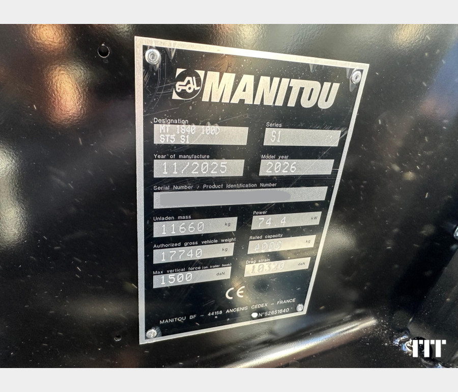 Manitou MT 1840 100D ST5 S1
